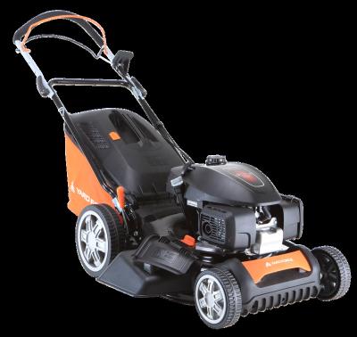 China 4-Stroke Yard Force 46cm Gasoline Self Propelled Lawn Mower with 145cm3 Honda GCV145 Engine, with Digital Display, GM H46A for sale