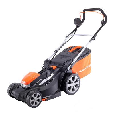 China Yard Force 40V 37cm Cutting Width Cordless Lawn Mower with Lithium Ion Battery and Fast Charger, 40L Grass Bag - LM G37A for sale