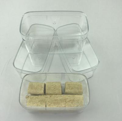 China Recyclable Clear Plastic Food Storage Container With Lid Plastic Candy Storage Box for sale