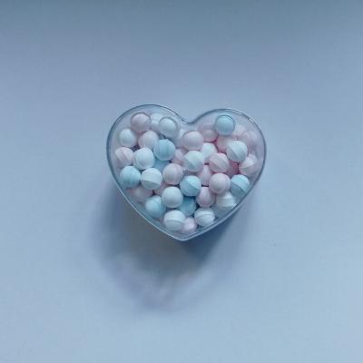 China Heart Shape Clear Recyclable Plastic Container For Sweets Candy Box With Lid for sale