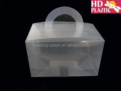 China Recycled Materials Plastic Box / Container Semi Transparent Packaging Boxes for sale