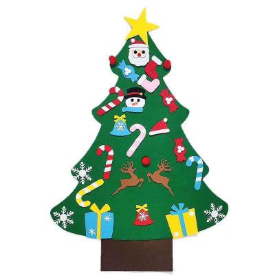 China Factory Supply Felt Attractive Price Assembled Mini Christmas Tree for sale