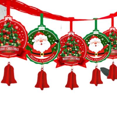 China Felt Others Felt Decoration Hanging Decorations Ornaments Presents Decor Supplies Claus Santa Claus Banner for sale