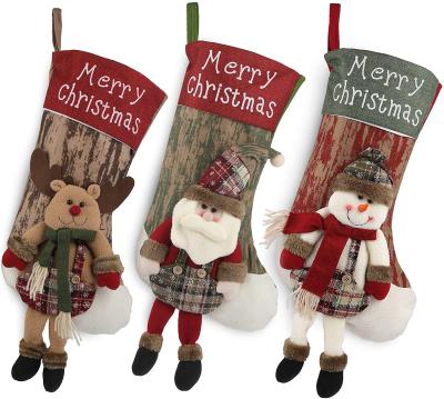 China Christamas Home Decoration 54 Cm Large Christmas Fireplace Hanging Decorations Christmas Stockings for sale