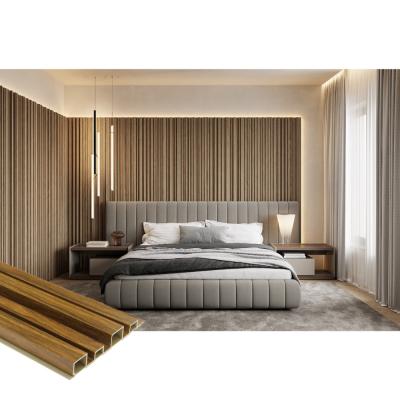 China SGS Bespoke Anti Static Interior Wall Paneling 210*29mm 28 Percent Wood Powder for sale