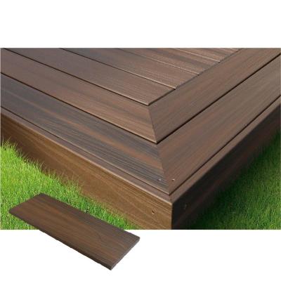 China Grey Park L Corner 3.6m composite Outdoor Deck Trim ISO9001 No Maintenance for sale