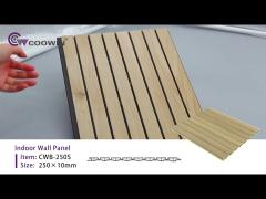 205mm*15mm Durable Interior Wall Paneling Waterproof No Painting