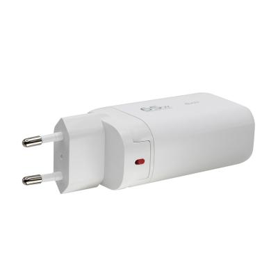 China Wholesale Cell Phone/Ipad/Camera/PDA/MP3 Power Adapter PD65W USB C 90 Degree Rotation EU UK US AU Standard Wall Charger 18W Dual USB Adapter for sale