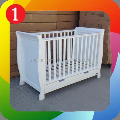 China New Solid Wood Baby Hutch Toddler Bed Daybed 3 in 1 Adjustable Base for sale