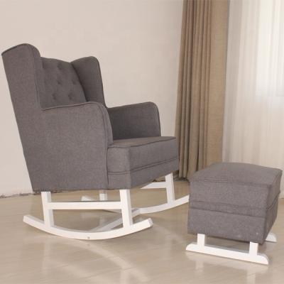 China New Style Cozy Comfortable Soft Nursery Baby Glider Feeding Chair for sale