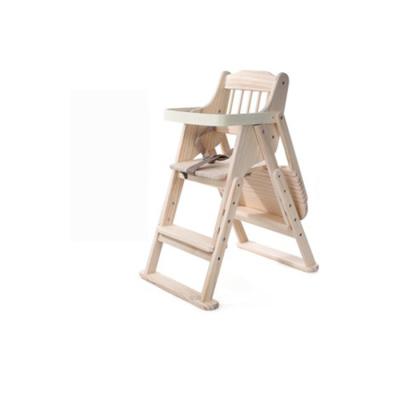 China Safety Comfortable Baby Dining Chair 2021 Popular New Zealand Pine Wood Baby Umpire Chair for sale