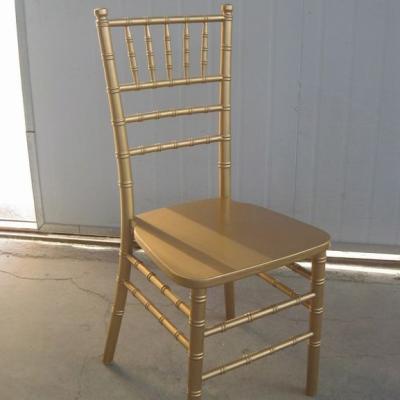 China Hotel Chair Gold Wood Chiavari Chair for sale