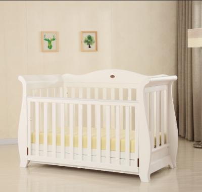 China 2021 Modern 3--in-1 Modern Luxury Wooden Baby Crib for sale