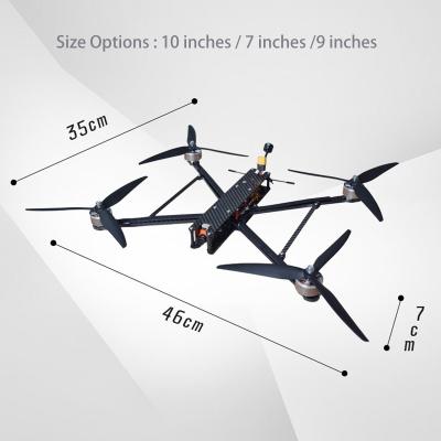 中国 バッテリーカメラ VRメガネ ELRS 915 受信機 10インチ 3115 9000KV モーター FPV ドローン 販売のため