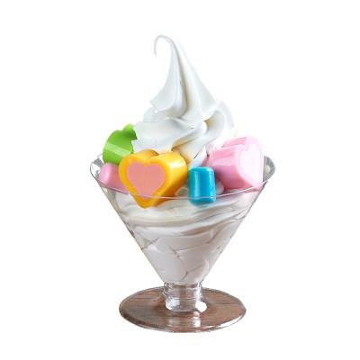 China Eco-Friendly PVC Ice Cream Decor DIY Food Fake Fruit Food Display For Party for sale