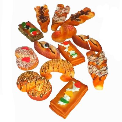 China Realistic Artificial Simulation Fake Food Bread Dessert For Decoration Display Props Glossy for sale