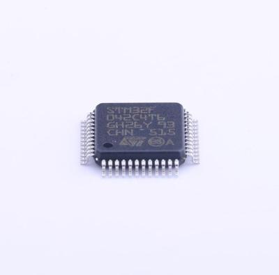 China 32-Bit 16KB STM32 MCU 2.5V/3.3V Flash 48-Pin LQFP stm32f042 STM32F042C4T6 STM32F042C4T6 for sale