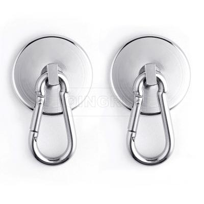 China Industrial Magnet Hooks Strong Powerful Magnetic Carabiner For Sale for sale