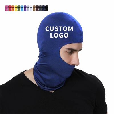 China breathable & Waterproof 1 Face Mask Custom Logo Balaclava Face Mask UV Protection Ice Silk Hole Ski For Women Sun Hood Cycling Climbing Running Men for sale