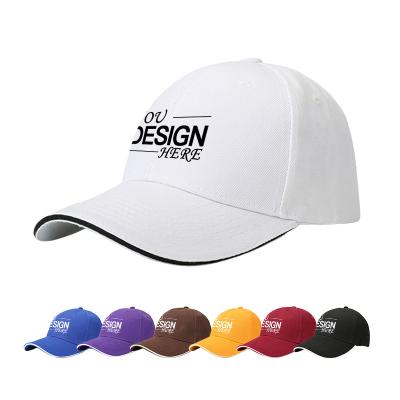 China Common People Mens Womens Customize Your Own Design Text Photos Image Photos Logo Adjustable Hat Classic Cotton Simple Baseball Adjustable Hat for sale