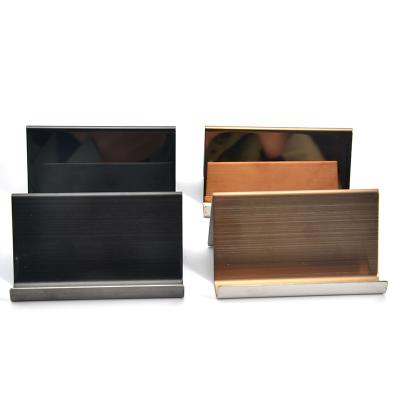 China HOT SALE 304 Stainless Steel IN AMAZON Stainless Steel Business Card Holders Card Display Business Card Holder Desk Organizer for sale