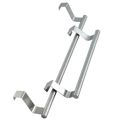 China Modern Towel Rack Kitchen Or Bathroom Over The Door Stainless Steel Rack Extendable Towel Rail for sale