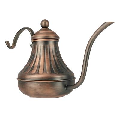 China China Supplier Sustainable Professional Stainless Steel Gooseneck Kettle Pour Over Vintage for sale