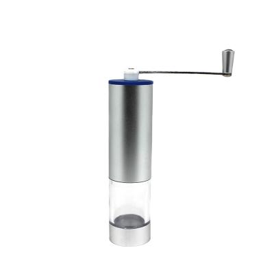 China Sustainable Manual Stainless Steel Coffee Grinder Stainless Steel With Frame Body for sale