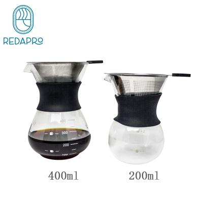 China Best China Manufacturer Sustainable Selling Heat Resistant Coffee Pot Glass Sharing Pot for sale