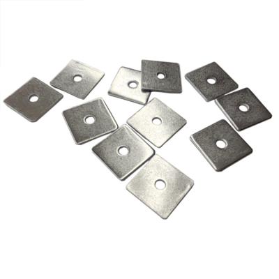 China Split Factory customized high precision stainless steel Square flat washer for sale