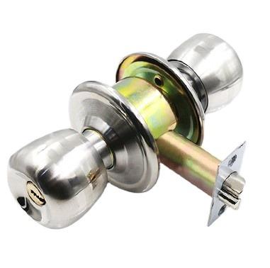 China 35mm-50mm High Security Stainless Steel Door Knob Ball Custom Printed Outdoor Lock Set 5731 for sale