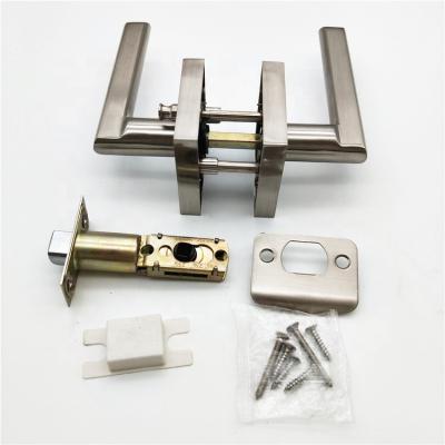 China Modern Door Design European Style Privacy Door Handle Zinc Alloy Solid Lock for sale