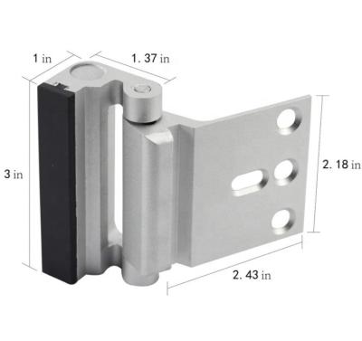 China Child Safety Modern Door Reinforcement Lock Aluminum Door Blocker Entrance for sale