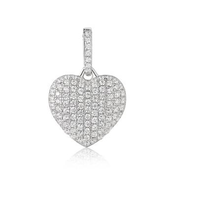 China Popular Favorable Heart Good Quality 925 Sterling Sliver Heart Neackleace Pendant Price Pendant Necklace for sale