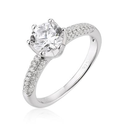 China 2021 Fashion Custom TCC Trendy Brand for Engagement 925 Sterling Sliver Ring Wedding Ring for sale