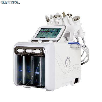 China Hydra Exfoliators Portable 6 In 1 Multifunction Hydra Dermabrasion Machine H2O2 Hydrogen Facial for sale