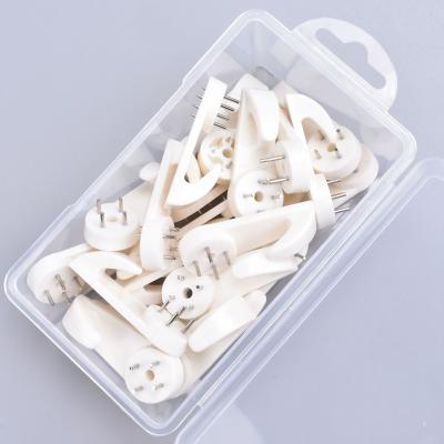 China New Products Stocked No Trace Hooks ABS Plastic Seamless Hooks Traceless Hooks For Wall Picture for sale