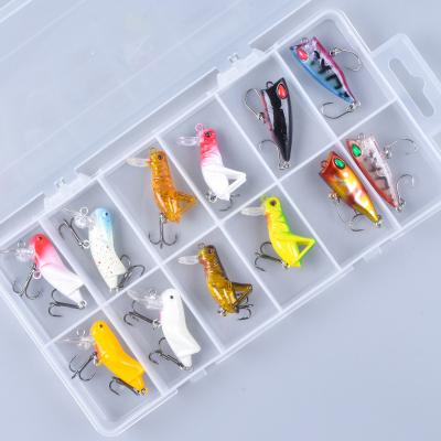 China Suitable Hot Selling Floating Lure Set Bait Grasshopper Long Cast Freshwater Fishing Lure Lead Fish Lure for sale