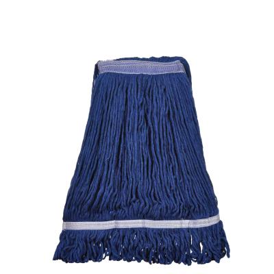 China Sustainable Cotton And Polyester Cleaning Industrial Broom Cotton Mop Head for sale