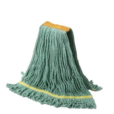 China China HaoBang Viable Colorful Plastic Staple Cotton Wet Mop for sale