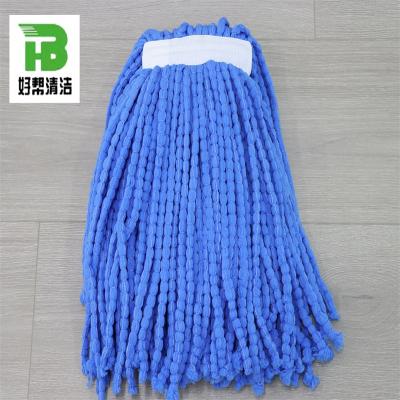 China Xingtai Sustainable Magic Microfiber Cleaning Wet Colored Mop With Broken Tail Made In Porcelain for sale