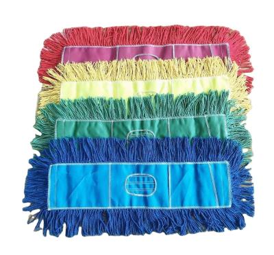 China New Dust Mop Head Wet And Clean Easy Sustainable Colorful Cotton Made In China for sale