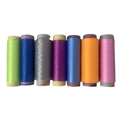 China Anti-bacteria Colored 100% Polyester Yarn In Rolls for sale