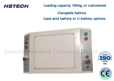 Chine Options de batterie au plomb-acide ou à batterie Li Batterie rechargeable Capacité de chargement 100 kg Véhicules à guidage automatique à vendre