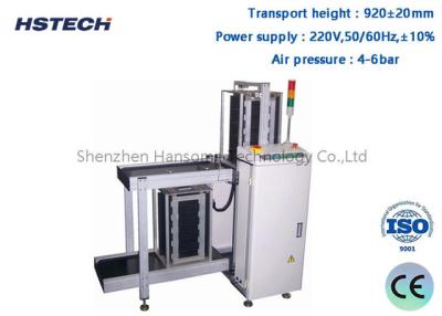 China 4-6 Stange 3 Magazinen SMT-Board-Lademaschine1200mm Länge mit 90 Grad zu verkaufen