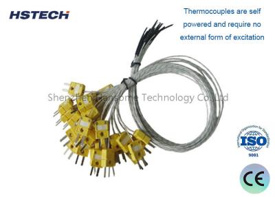 China Thermocouple with Connector, 0-1000°C Use Temp, Ceramic/Plastic for sale