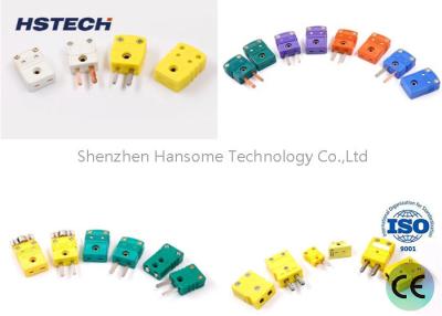 China Thermocouple with Connector TD Plugs SR Type Ceramic Plastic for 0-1800°C Use Temperature for sale