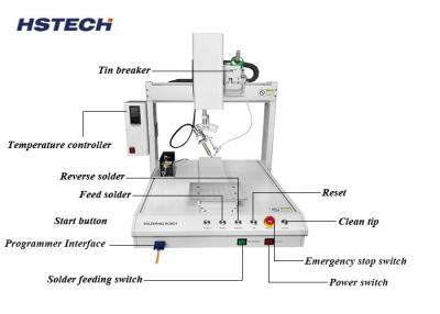 Китай Automatic Wire Soldering Machine with Drag Features and 000 Processing Point продается