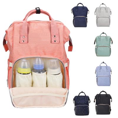 China Multi-Function Water Resistant Amazon Sale Diaper Bag Mommy Bag Backpack Baby Set Mom Maternity Travel for sale