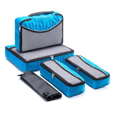 China Anti-theft Travel Storage Bag Set Clothes Tidy Organizer Wardrobe Suitcase Pouch Case Shoes Cube Packing Bag for sale